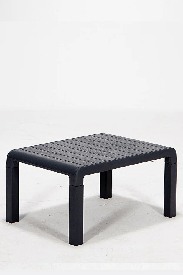 Lara Mindersiz / 2 1 1 S Bahçe Takımı Balkon - Bahçe - Teras Mobilyası / Antrasit